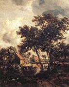 Meindert Hobbema The Water Mill oil painting reproduction